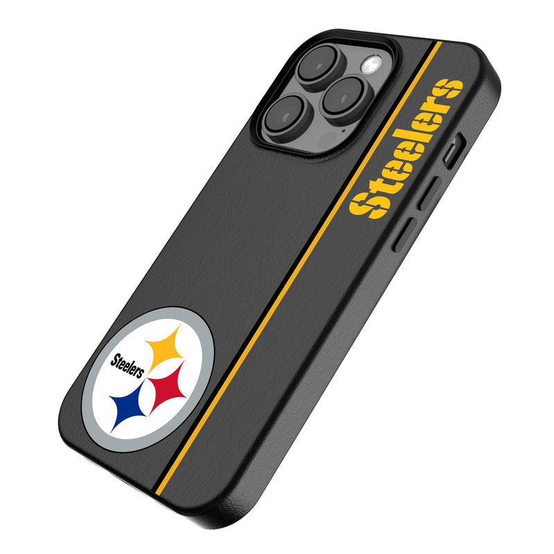 Pittsburgh Steelers Sidebar iPhone MagSafe Compatible Phone Case Iso.Jpg