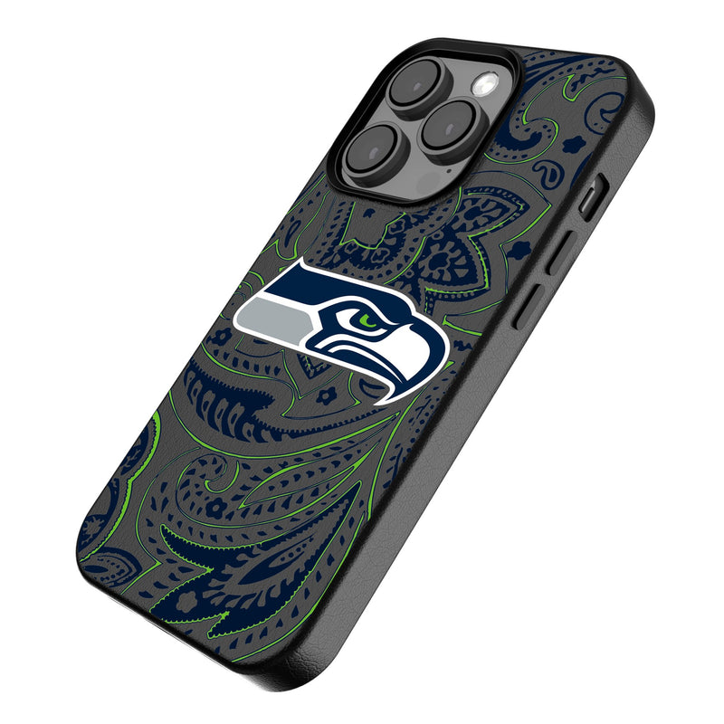 Seattle Seahawks Paisley iPhone Magnetic Phone Case Iso.Jpg