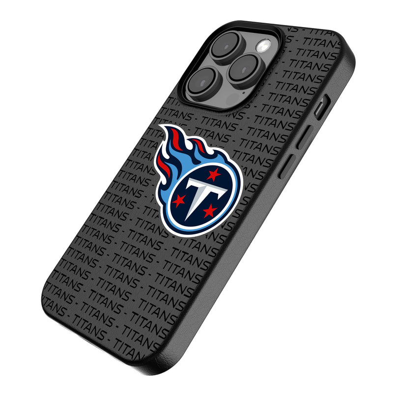 Tennessee Titans Text Backdrop iPhone MagSafe Compatible Phone Case Iso.Jpg