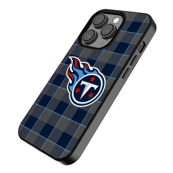 Tennessee Titans Plaid iPhone MagSafe Compatible Phone Case Iso.Jpg