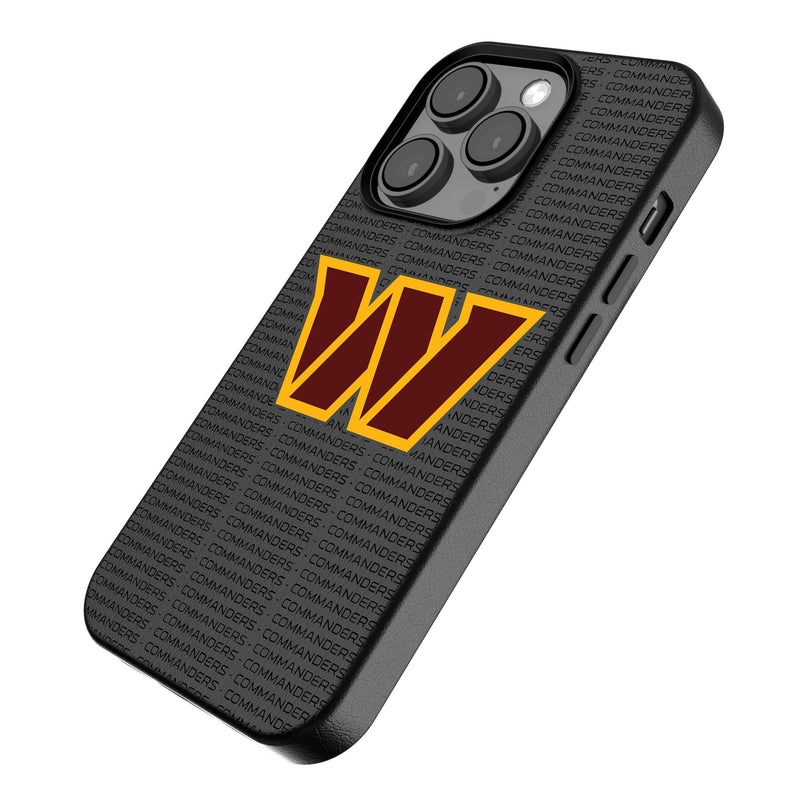 Washington Commanders Text Backdrop iPhone MagSafe Compatible Phone Case Iso.Jpg