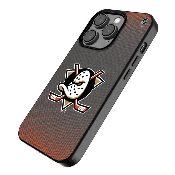 Anaheim Ducks Linen iPhone MagSafe Compatible Phone Case Iso.Jpg