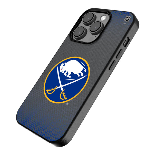 Buffalo Sabres Linen iPhone MagSafe Compatible Phone Case Iso.Jpg