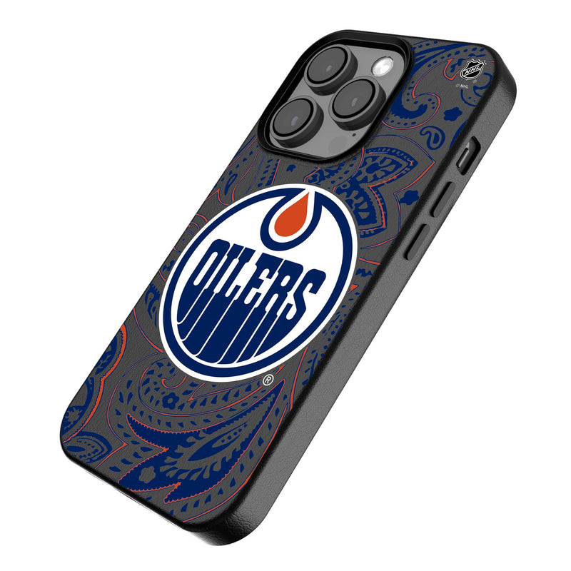 Edmonton Oilers Paisley iPhone MagSafe Compatible Phone Case Iso.Jpg