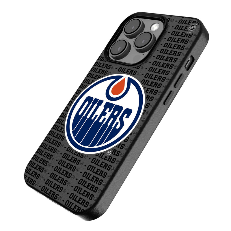 Edmonton Oilers Text Backdrop iPhone MagSafe Compatible Phone Case Iso.Jpg