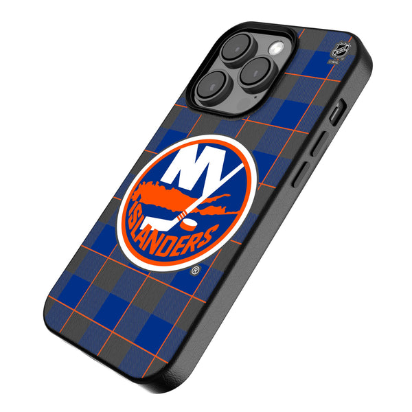 New York Islanders Plaid iPhone MagSafe Compatible Phone Case Iso.Jpg