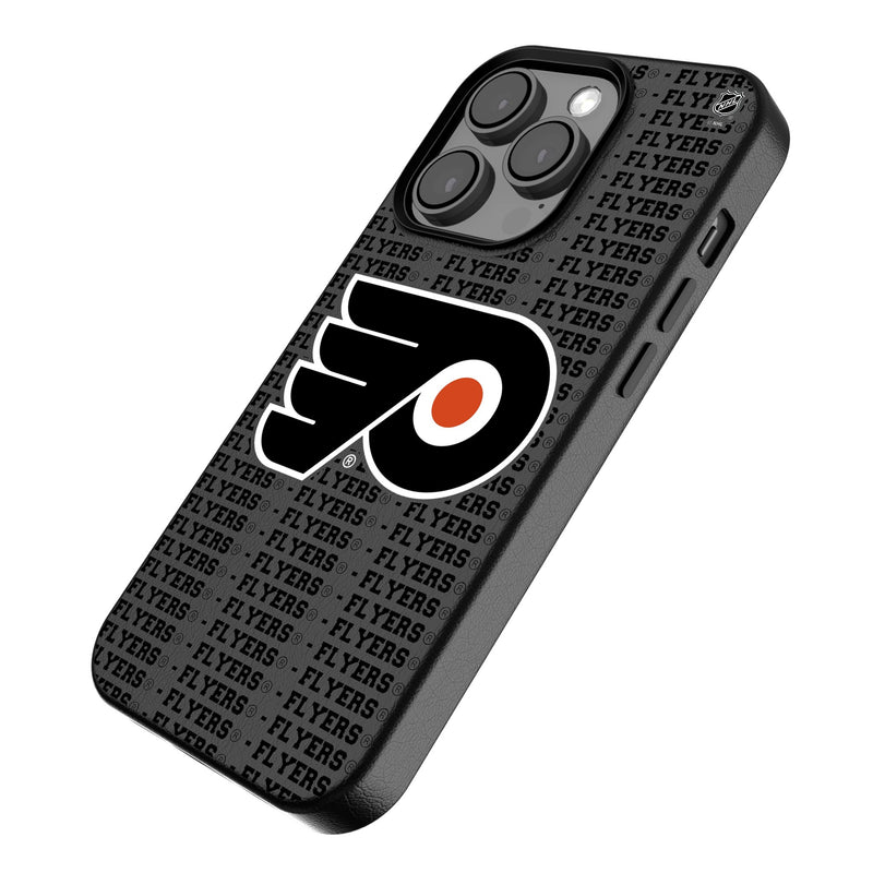 Philadelphia Flyers Text Backdrop iPhone MagSafe Compatible Phone Case Iso.Jpg