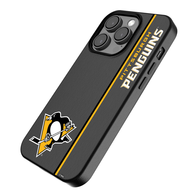 Pittsburgh Penguins Sidebar iPhone MagSafe Compatible Phone Case Iso.Jpg