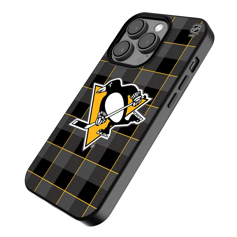 Pittsburgh Penguins Plaid iPhone MagSafe Compatible Phone Case Iso.Jpg