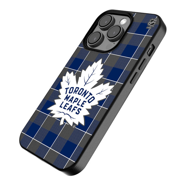 Toronto Maple Leafs Plaid iPhone MagSafe Compatible Phone Case Iso.Jpg