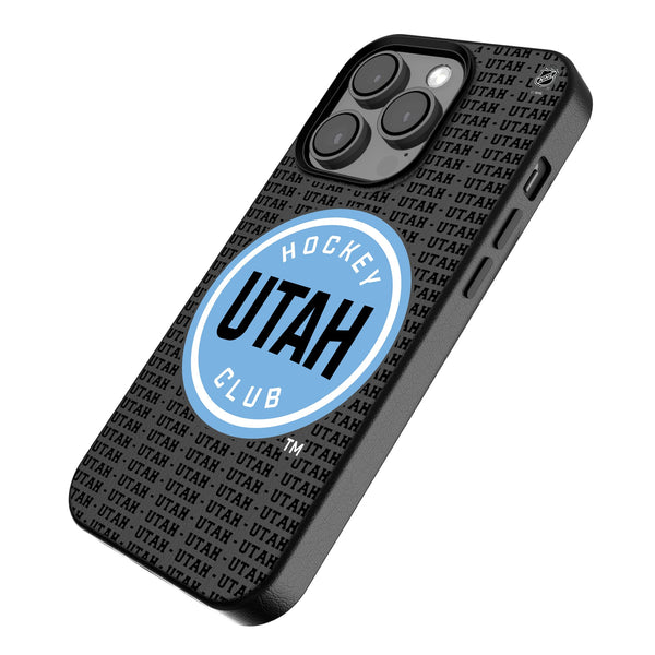 Utah Hockey Club Text Backdrop iPhone MagSafe Compatible Phone Case Iso.Jpg