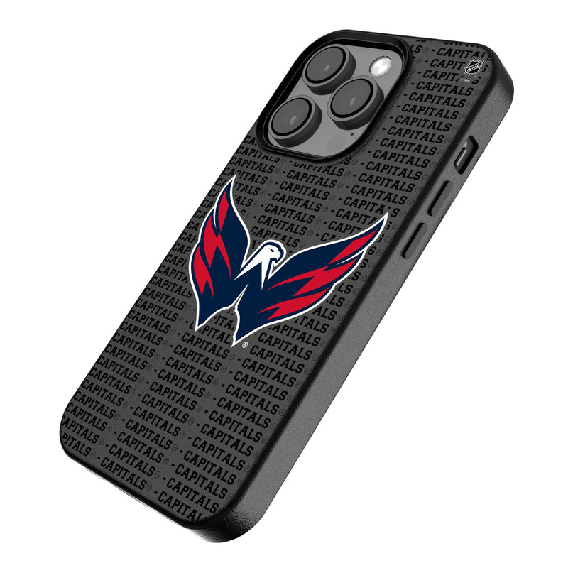 Washington Capitals Text Backdrop iPhone MagSafe Compatible Phone Case Iso.Jpg