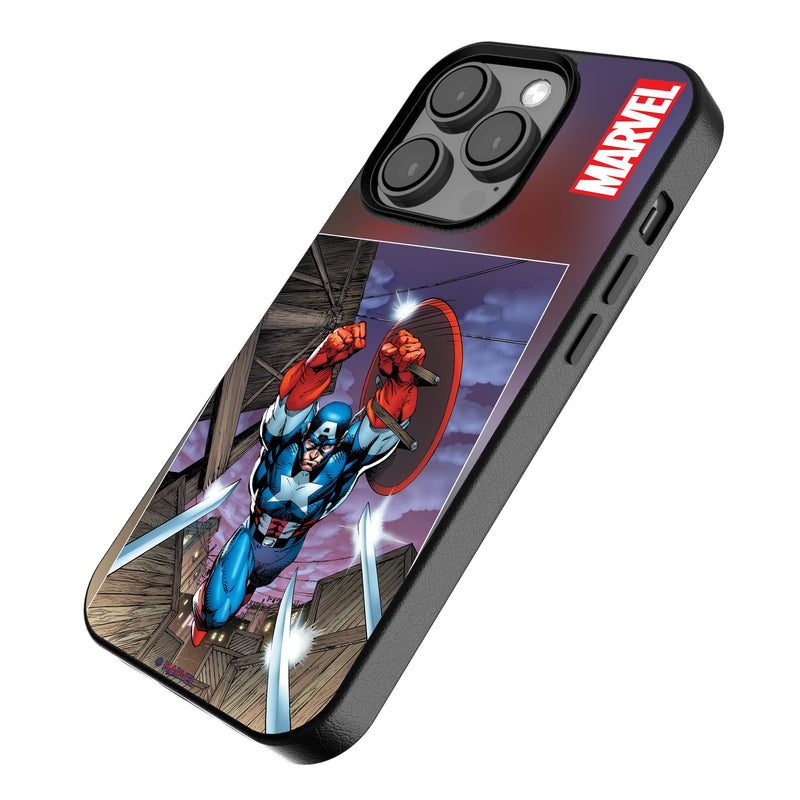 Marvel Avengers Captain America Cover Art iPhone MagSafe Compatible Phone Case Iso.Jpg