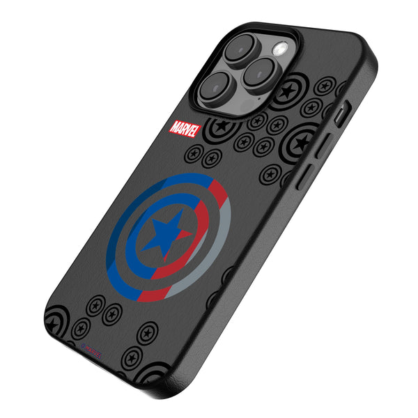 Marvel Avengers Captain America Sigil iPhone MagSafe Compatible Phone Case Iso.Jpg