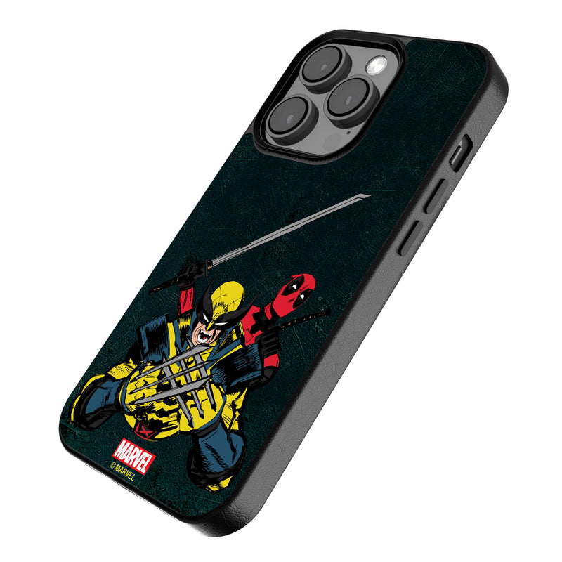 Marvel Deadpool Wolverine Badge iPhone MagSafe Compatible Phone Case Iso.Jpg