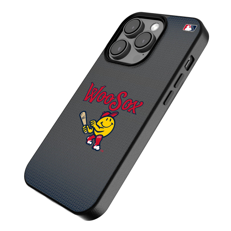 Worcester Red Sox Linen iPhone MagSafe Compatible Phone Case Iso.Jpg