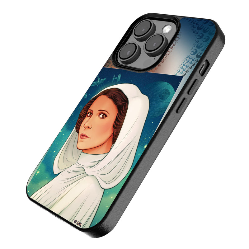 Star Wars Princess Leia Organa Portrait iPhone MagSafe Compatible Phone Case Iso.Jpg