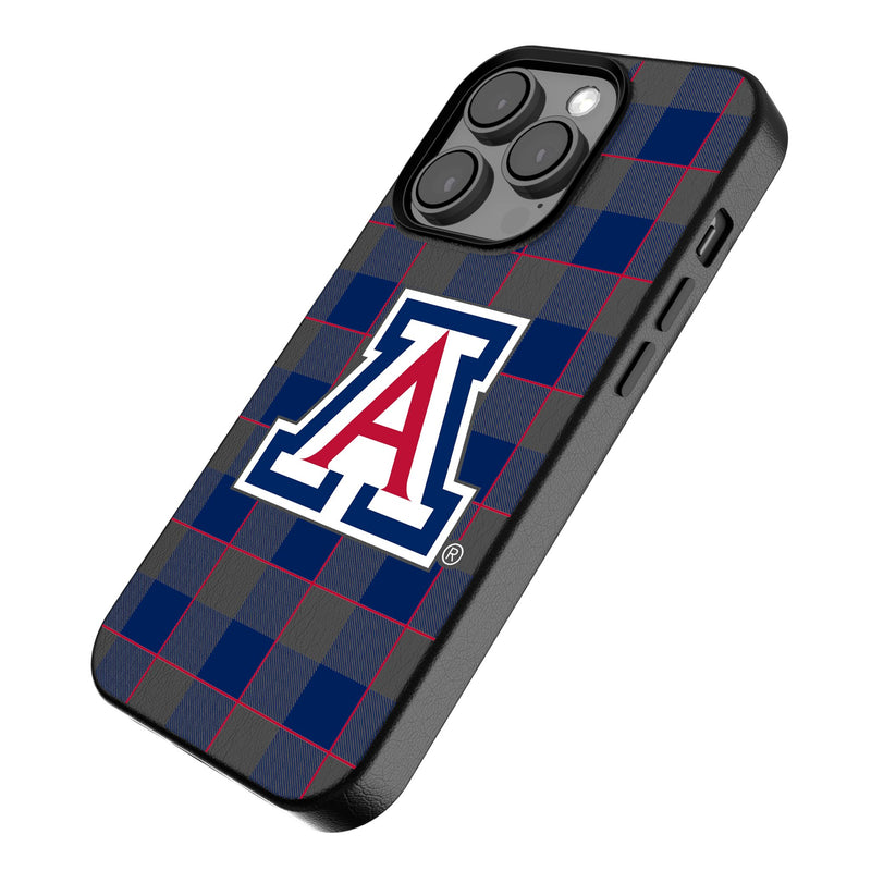 University of Arizona Wildcats Plaid iPhone MagSafe Compatible Phone Case Iso.Jpg