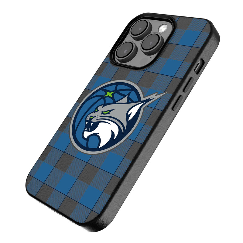 Minnesota Lynx Plaid iPhone MagSafe Compatible Phone Case Iso.Jpg