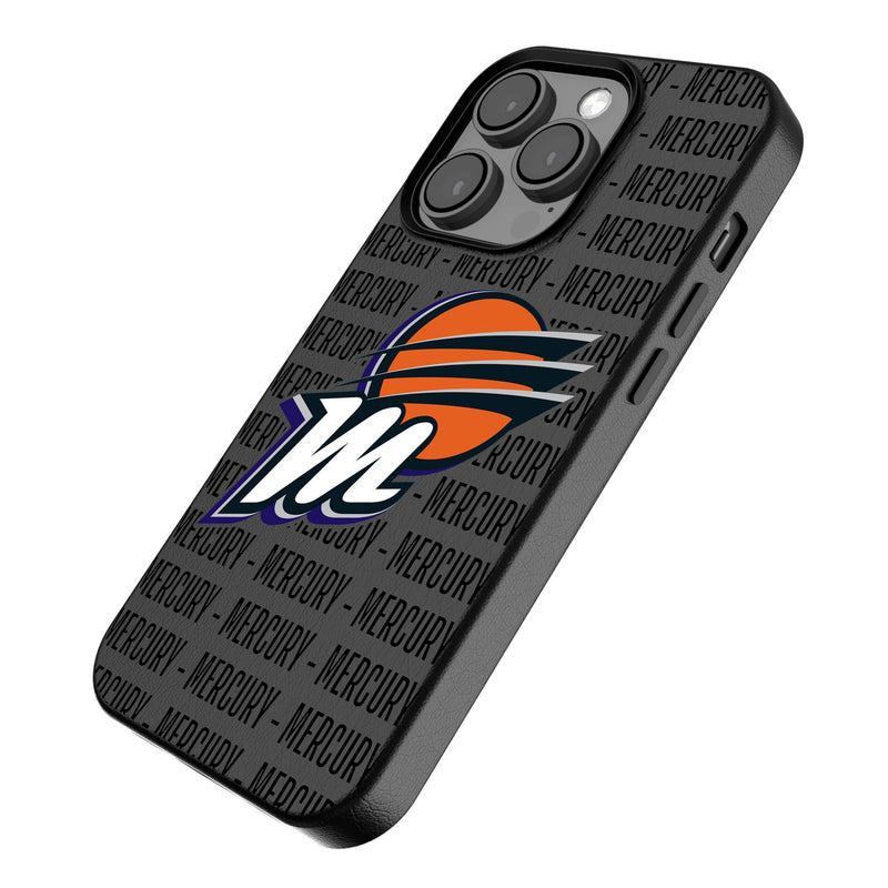 Phoenix Mercury Text Backdrop iPhone MagSafe Compatible Phone Case Iso.Jpg