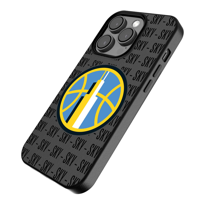 Chicago Sky Text Backdrop iPhone MagSafe Compatible Phone Case Iso.Jpg