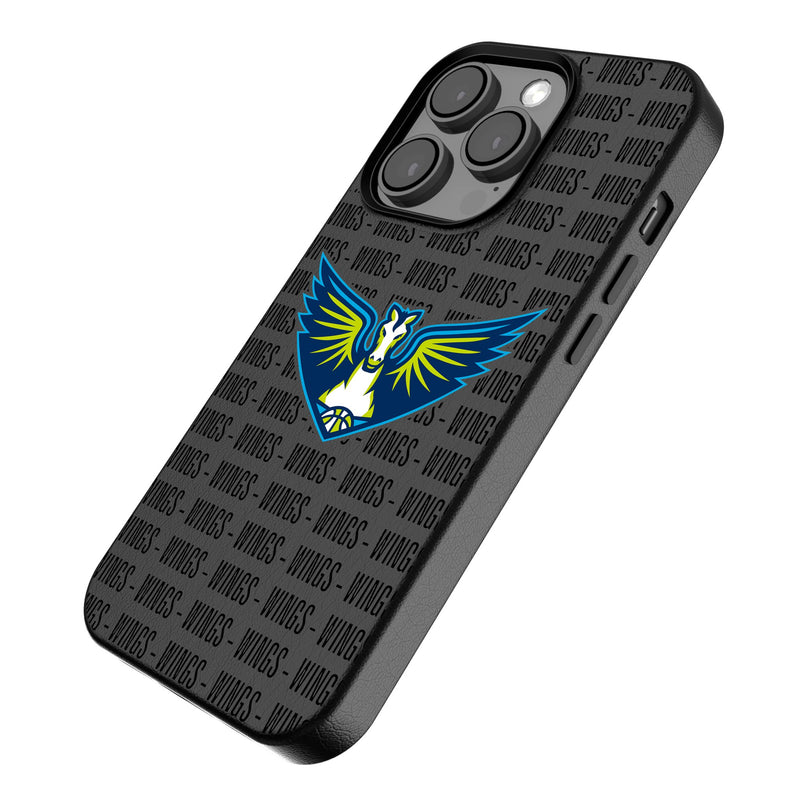 Dallas Wings Text Backdrop iPhone MagSafe Compatible Phone Case Iso.Jpg