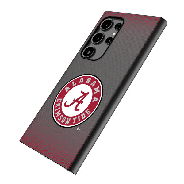 University of Alabama Crimson Tide Linen Galaxy MagSafe Compatible Phone Case Iso.Jpg