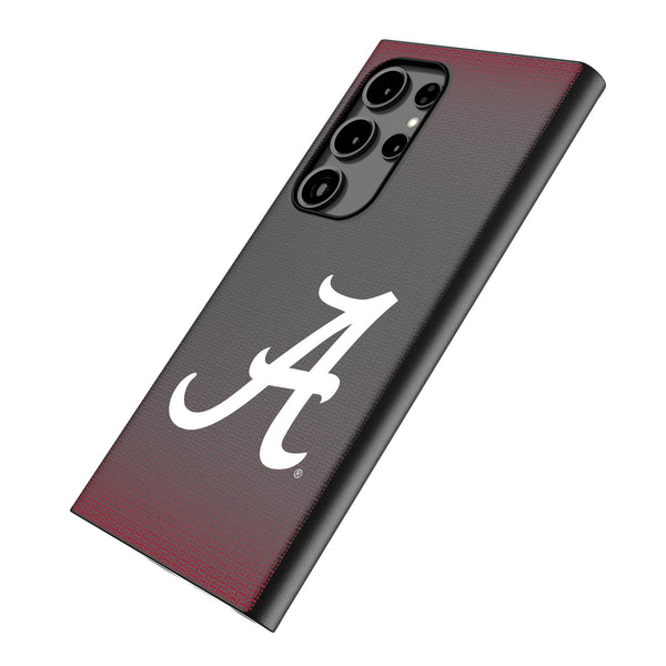 University of Alabama Crimson Tide Script A Linen Galaxy MagSafe Compatible Phone Case Iso.Jpg