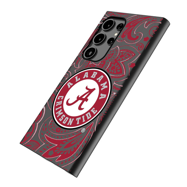 University of Alabama Crimson Tide Paisley Galaxy MagSafe Compatible Phone Case Iso.Jpg