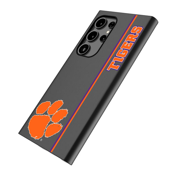 Clemson University Tigers Sidebar Galaxy MagSafe Compatible Phone Case Iso.Jpg