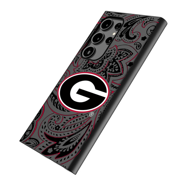 University of Georgia Bulldogs Paisley Galaxy MagSafe Compatible Phone Case Iso.Jpg