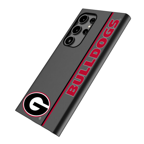 University of Georgia Bulldogs Sidebar Galaxy MagSafe Compatible Phone Case Iso.Jpg