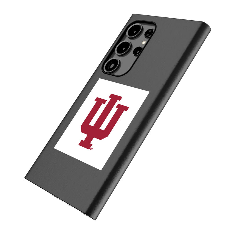 Indiana University Hoosiers Text Backdrop Galaxy MagSafe Compatible Phone Case Iso.Jpg