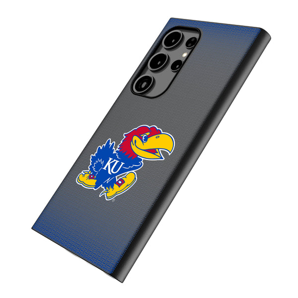 University of Kansas Jayhawks Linen Galaxy MagSafe Compatible Phone Case Iso.Jpg