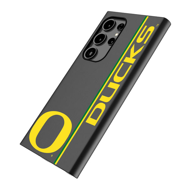 University of Oregon Ducks Sidebar Galaxy MagSafe Compatible Phone Case Iso.Jpg