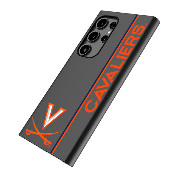 University of Virginia Cavaliers Sidebar Galaxy MagSafe Compatible Phone Case Iso.Jpg