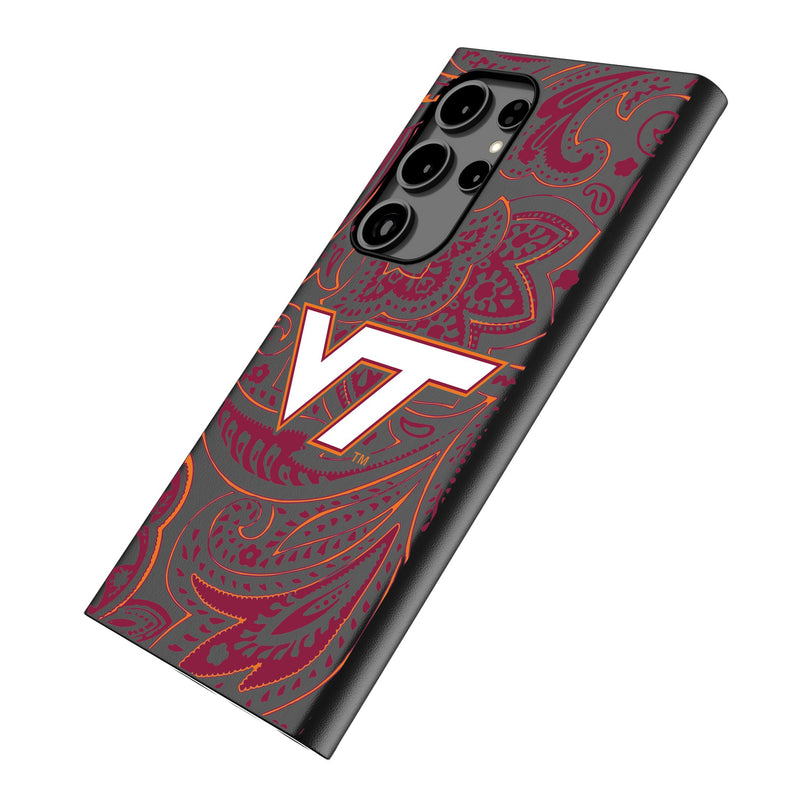 Virginia Tech Hokies Paisley Galaxy MagSafe Compatible Phone Case Iso.Jpg