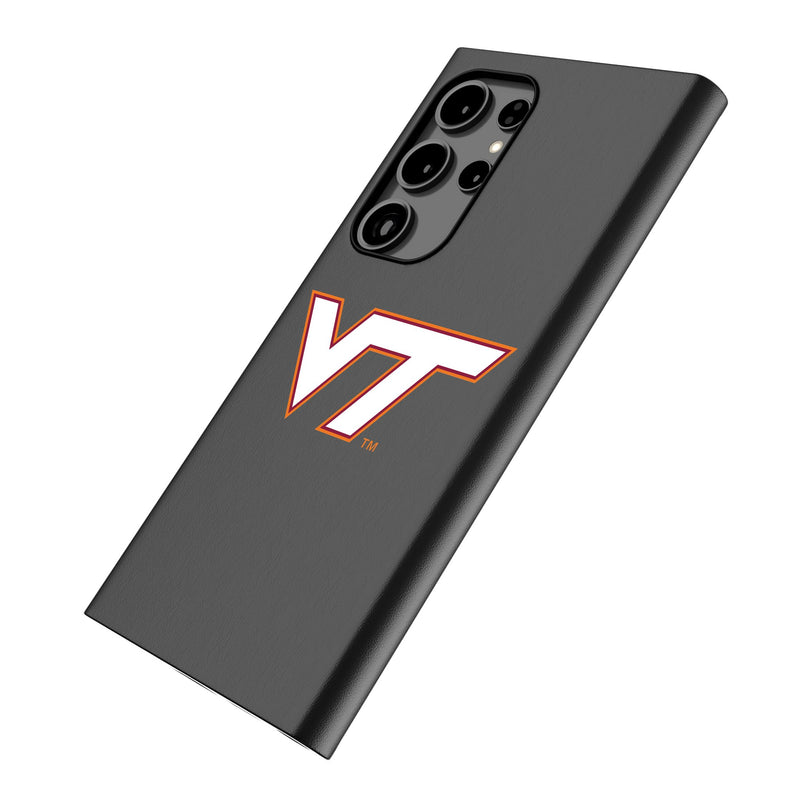 Virginia Tech Hokies Text Backdrop Galaxy MagSafe Compatible Phone Case Iso.Jpg