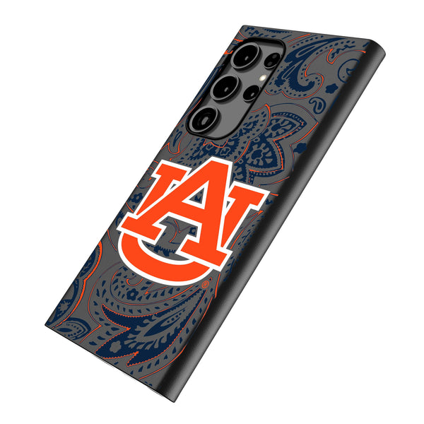 University of Auburn Tigers Paisley Galaxy MagSafe Compatible Phone Case Iso.Jpg