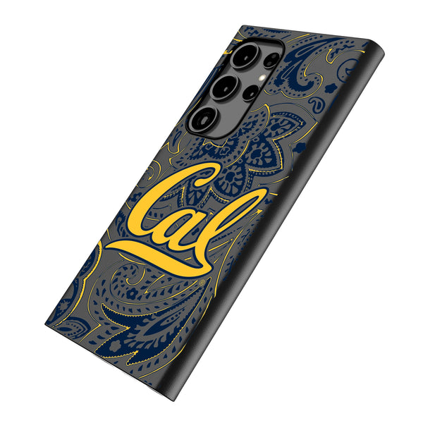 University of California Berkeley Golden Bears Paisley Galaxy MagSafe Compatible Phone Case Iso.Jpg