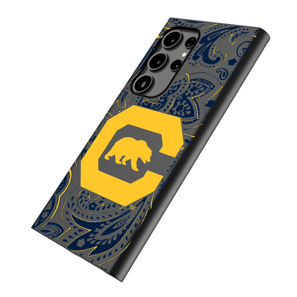 University of California Berkeley Golden Bears Paisley Galaxy MagSafe Compatible Phone Case Iso.Jpg