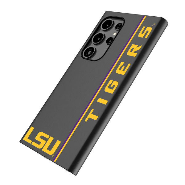 Louisiana State University Tigers Sidebar Galaxy MagSafe Compatible Phone Case Iso.Jpg