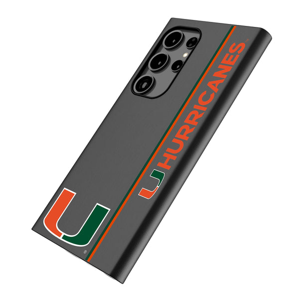 University of Miami Hurricanes Sidebar Galaxy MagSafe Compatible Phone Case Iso.Jpg