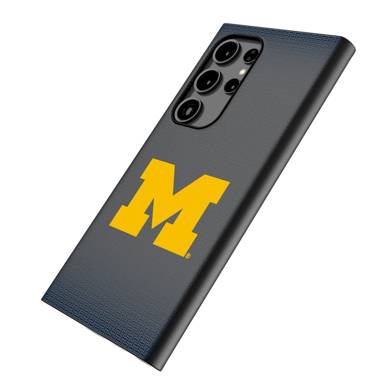 University of Michigan Wolverines Linen Galaxy MagSafe Compatible Phone Case Iso.Jpg