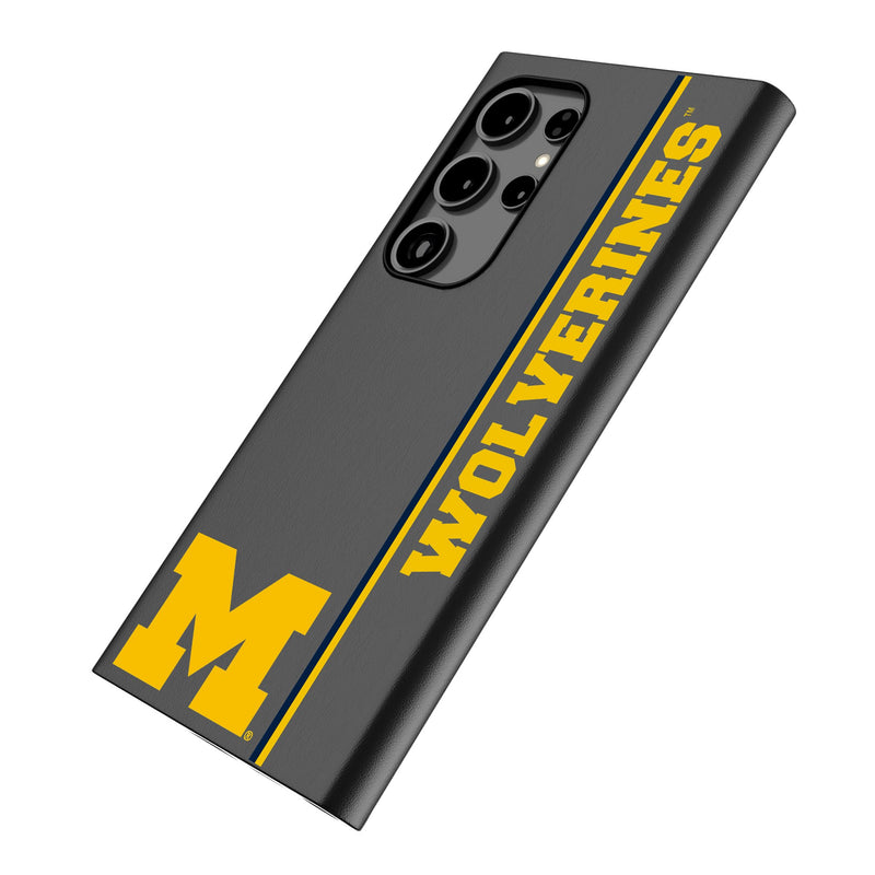 University of Michigan Wolverines Sidebar Galaxy MagSafe Compatible Phone Case Iso.Jpg