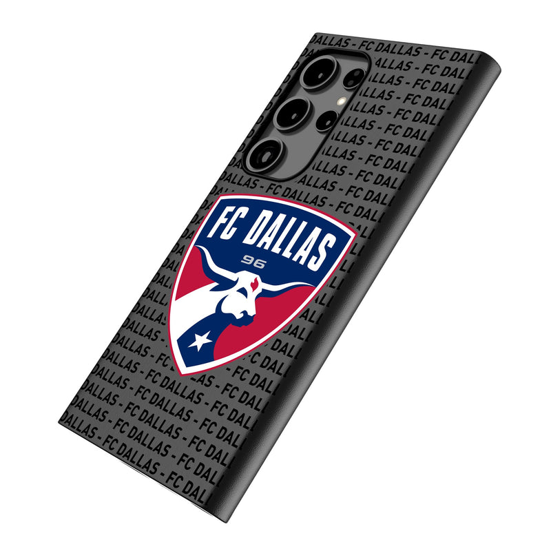 FC Dallas  Text Backdrop Galaxy MagSafe Compatible Phone Case Iso.Jpg