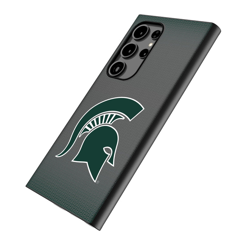 Michigan State University Spartans Linen Galaxy MagSafe Compatible Phone Case Iso.Jpg