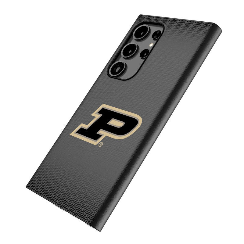 Purdue University Boilermakers Linen Galaxy MagSafe Compatible Phone Case Iso.Jpg