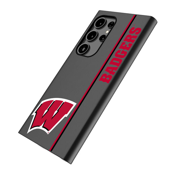 University of Wisconsin Badgers Sidebar Galaxy MagSafe Compatible Phone Case Iso.Jpg