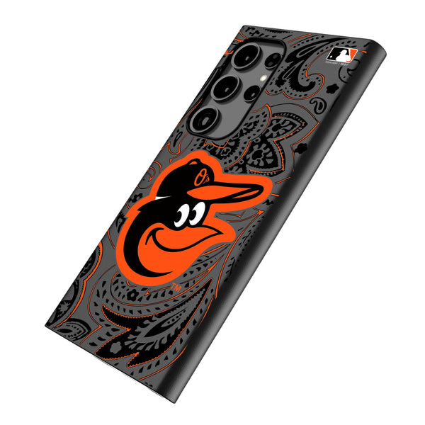 Baltimore Orioles Paisley Galaxy MagSafe Compatible Phone Case Iso.Jpg